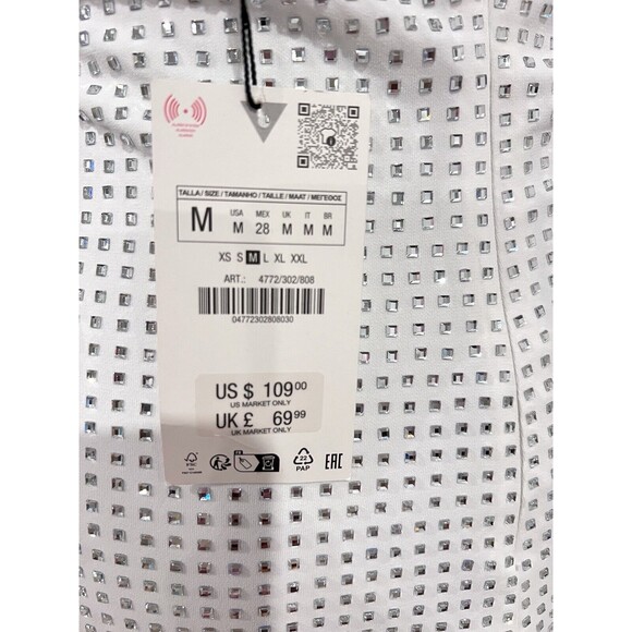 Zara White Halter Midi Dress - Picture 13 of 16